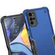 Obrnené puzdro pre Motorola Moto G22, Dual-Layer, modré