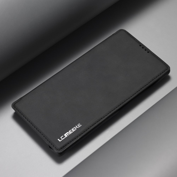 Klapkové puzdro pre Samsung Galaxy Note 20 Ultra, LC.IMEEKE, čierne