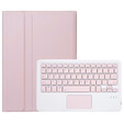 Puzdro s klávesnicou pre Xiaomi Pad 7 / 7 Pro, TouchPad, ružové