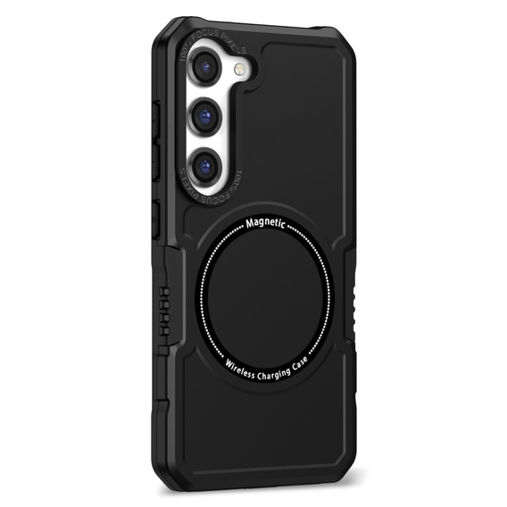 Obal na mobil pre Samsung Galaxy S23 Plus, Protective MagSafe, čierne