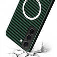 Obal na mobil pre Samsung Galaxy S23 Plus, Magsafe Slim Carbon, zelený