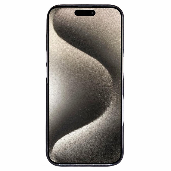 Puzdro pre iPhone 16 Pro, Aramid Fiber Cover, čierne