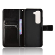 Klapkové puzdro pre Infinix Hot 50 4G, Crazy Horse Wallet, čierne