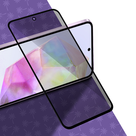 Tmavé sklo na ochranu súkromia Shy Palm pre Samsung Galaxy A35 5G/A55 5G