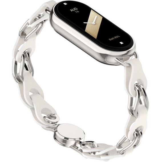 Kobieca bransoleta do Xiaomi Smart Band 10 / 9 / 8, Czarna