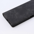 Puzdro pre Xiaomi Redmi Note 12 5G / Poco X5 5G, ERBORD Vintage, peňaženka s chlopňou, čierne