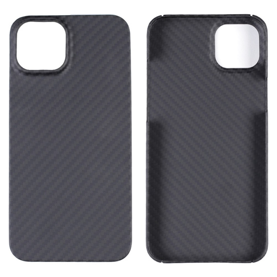 Puzdro pre iPhone 13, Aramid Fiber Cover, čierne