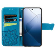 Klapkové puzdro pre Xiaomi 14T Pro, Butterfly, modré