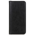 Flipové puzdro pre Google Pixel 9A, Split Leather, čierne