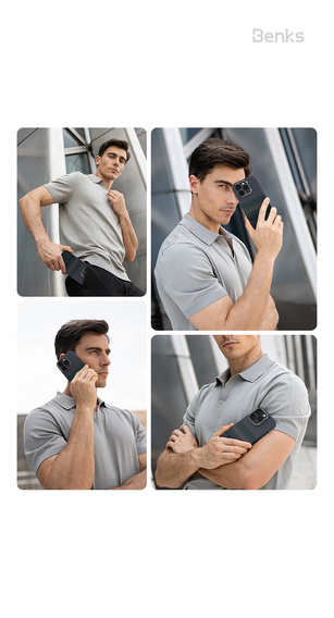 BENKS Kevlar Magnetic Armor Pro Aurora 600D B062 puzdro pre MagSafe pre iPhone 15 Pro Max