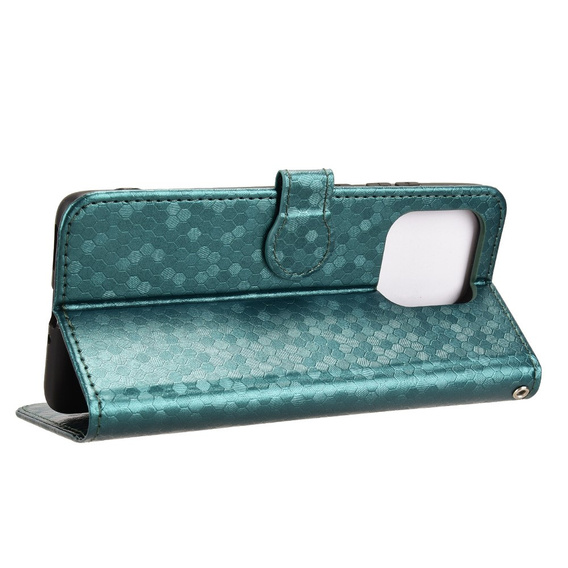 Flipové puzdro pre Motorola Edge 60 / 60 Fusion, Wallet Rhombus, zelený