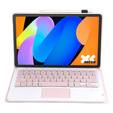 Puzdro s Bluetooth klávesnicou s dotykovou plochou pre Lenovo Idea Tab 11" 2025 TB336FU TB336ZU, ružové