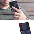 Obal na mobil pre Samsung Galaxy A33 5G, CamShield Slide, námornícky modrý