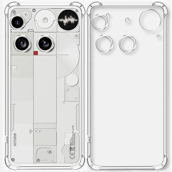 Obal na mobil pre Nothing Phone 3 5G, Dropproof, priehľadné