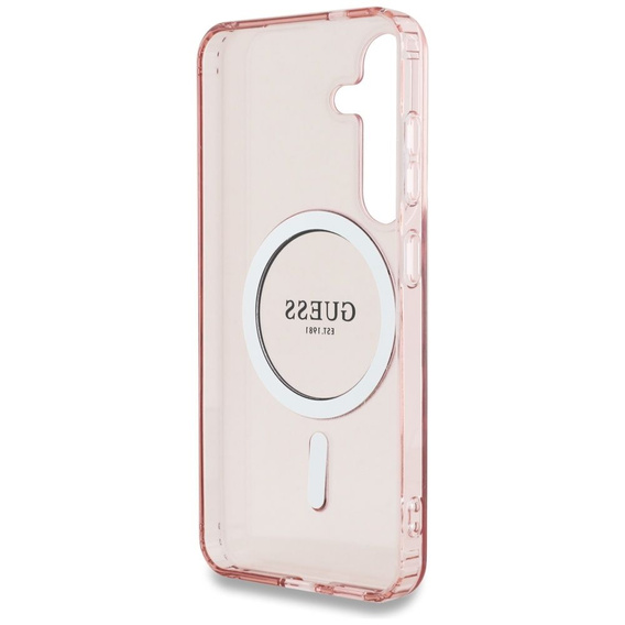 Puzdro GUESS IML Glitter Circle pre Samsung Galaxy S25