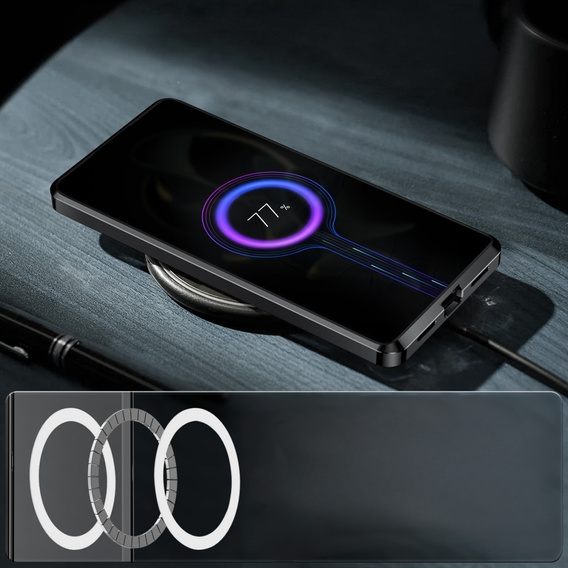 Ochranné puzdro na fotoaparát pre Xiaomi 13T / 13T Pro, CamShield MagSafe, transparentné / čierne