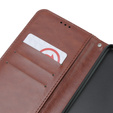 Klapkové puzdro pre Oppo A38 4G / Oppo A18 4G, Crazy Horse Wallet, hnedé