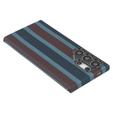 Puzdro pre Samsung Galaxy S24 Ultra, Aramid Fiber Slim Case, pre MagSafe, modrá / červená