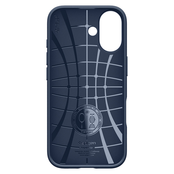 Puzdro Spigen Liquid Air pre iPhone 17, námornícka modrá