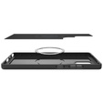 Puzdro Spigen pre Samsung Galaxy S25 Ultra, Thin Fit Mag, čierne + tvrdené sklo 9H