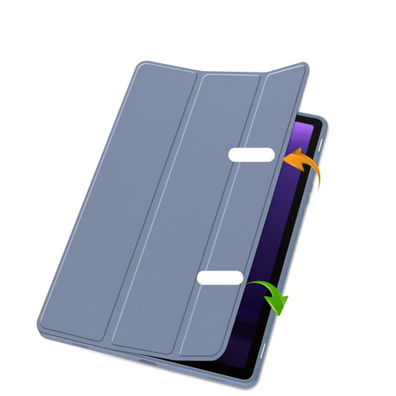 Puzdro pre Samsung Galaxy Tab S10 Lite / S10 FE / S9 FE, Smartcase s priestorom pre stylus, fialové