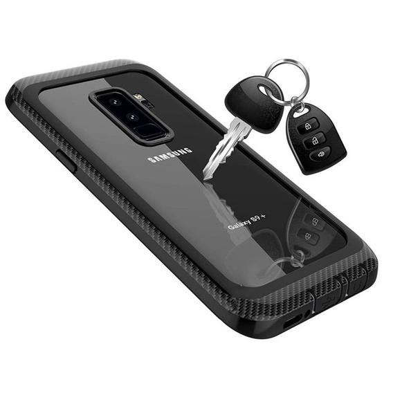 Puzdro pre Samsung Galaxy S9+ Plus, Shockproof, s fóliou, modré
