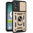 Obal na mobil pre Motorola Moto E13, CamShield Slide, zlaté