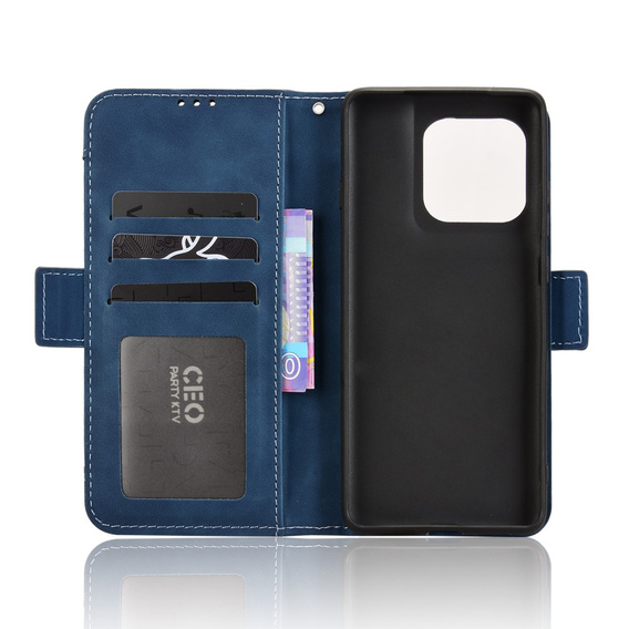 Klapkové puzdro pre Motorola Edge 60 / 60 Fusion, Card Slot, tmavomodré