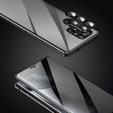 Puzdro pre Samsung Galaxy S24 Ultra, Privacy Dual Glass, čierne