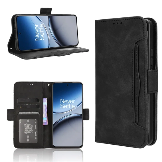 Klapkové puzdro pre OnePlus Nord 4, Card Slot, čierne