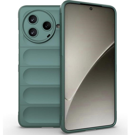 Obal na mobil pre Xiaomi Poco F7 Pro, Gaming Shockproof, zelený