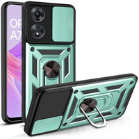 Obal na mobil pre Oppo A78 5G, CamShield Slide, zelené