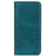 Obal na mobil pre Samsung Galaxy A25 5G, Wallet Litchi Leather, zelený