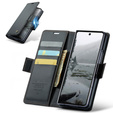 CASEME Litchi Wallet flipové puzdro pre Samsung Galaxy Z Fold7 5G