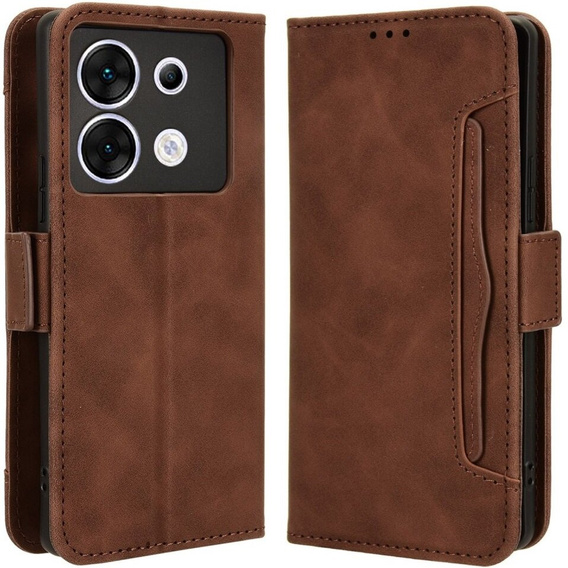 Klapkové puzdro pre Infinix Zero 30 5G, Card Slot, hnedé