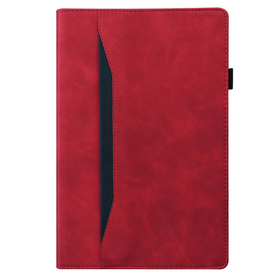 Puzdro pre Samsung Galaxy Tab A9+, Classic, s priestorom pre stylus, červené
