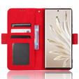 Klapkové puzdro pre Honor 70 5G, Card Slot, červené