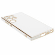 Puzdro pre Samsung Galaxy S24 Ultra, Glamour CamShield, biele