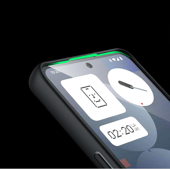 Puzdro pre Nothing Phone 3A Pro, pre MagSafe, ERBORD Matt Case, čierny
