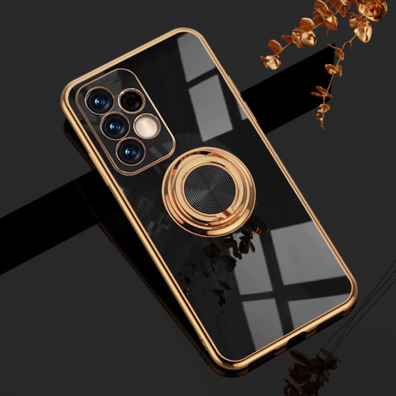 Obal na mobil pre Samsung Galaxy A13 4G, Electro Ring, čierne
