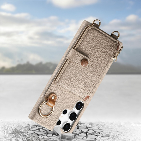 Puzdro pre Samsung Galaxy S25 Ultra, GKK Leather, čierne