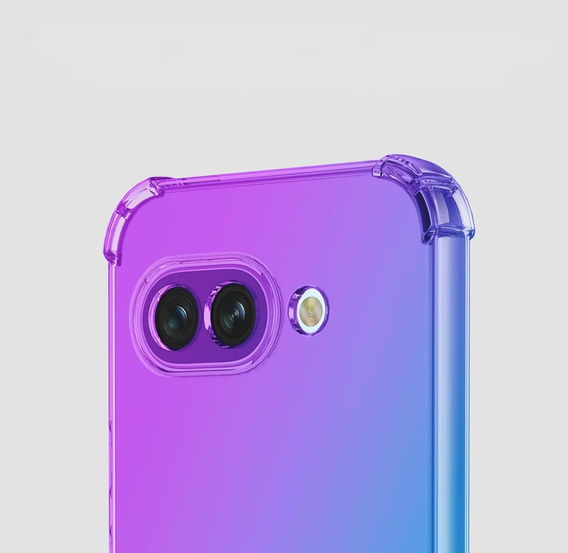 Puzdro pre Google Pixel 9A, Gradient Dropproof, Fialová / modrá