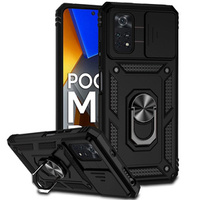 Obal na mobil pre Xiaomi Poco M4 Pro 4G, CamShield Slide, čierne