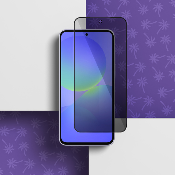 Tmavé sklo na ochranu súkromia Shy Palm pre Samsung Galaxy A36/A56/S25 FE