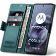 ERBORD Lesklá peňaženka Litchi s chlopňou pre Motorola Moto G86 5G / G86 Power 5G