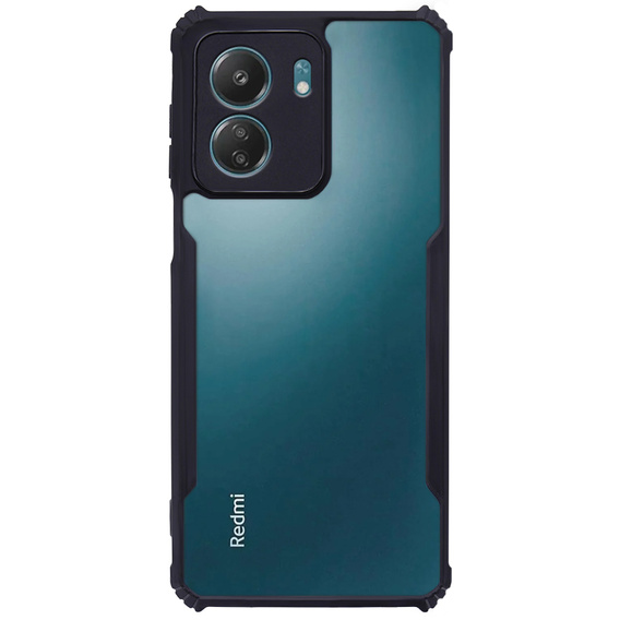 Obal na mobil pre Xiaomi Redmi 13C / Poco C65, AntiDrop Hybrid, čierne