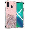 Obal na mobil pre Samsung Galaxy A40, Glittery, ružové