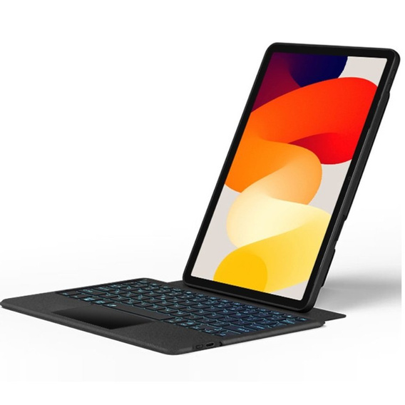 Puzdro + klávesnica Xiaomi Redmi Pad SE 11", Keyboard Touchpad, čierne