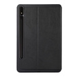 Puzdro pre Samsung Galaxy Tab S9 FE+ Plus, Smartcase s priestorom pre stylus, čierne