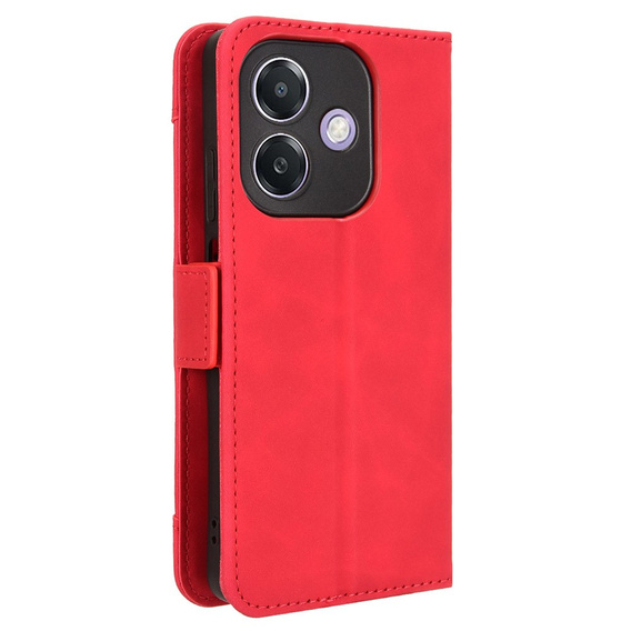 Klapkové puzdro pre Oppo A40 / Oppo A40m, Card Slot, červené